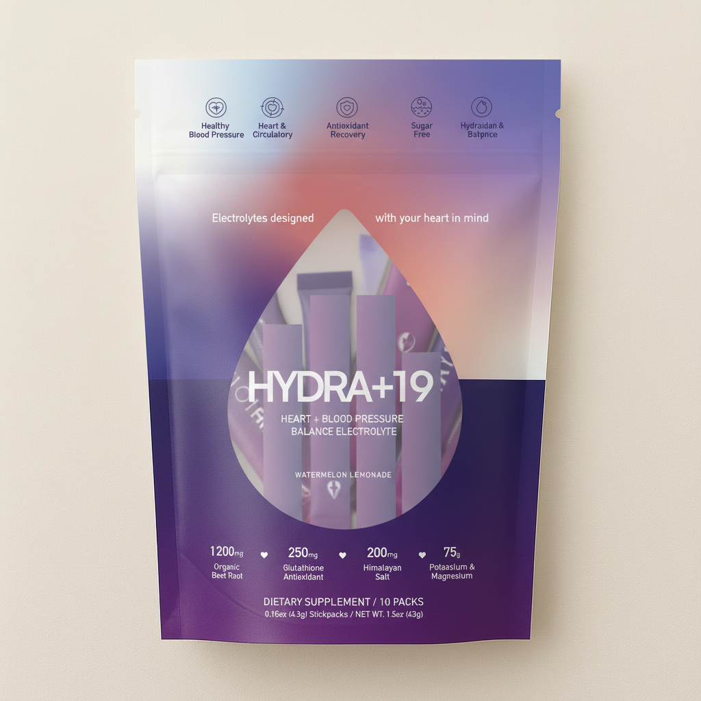 Hydra+ 19 Blood Pressure Support Drink Mix